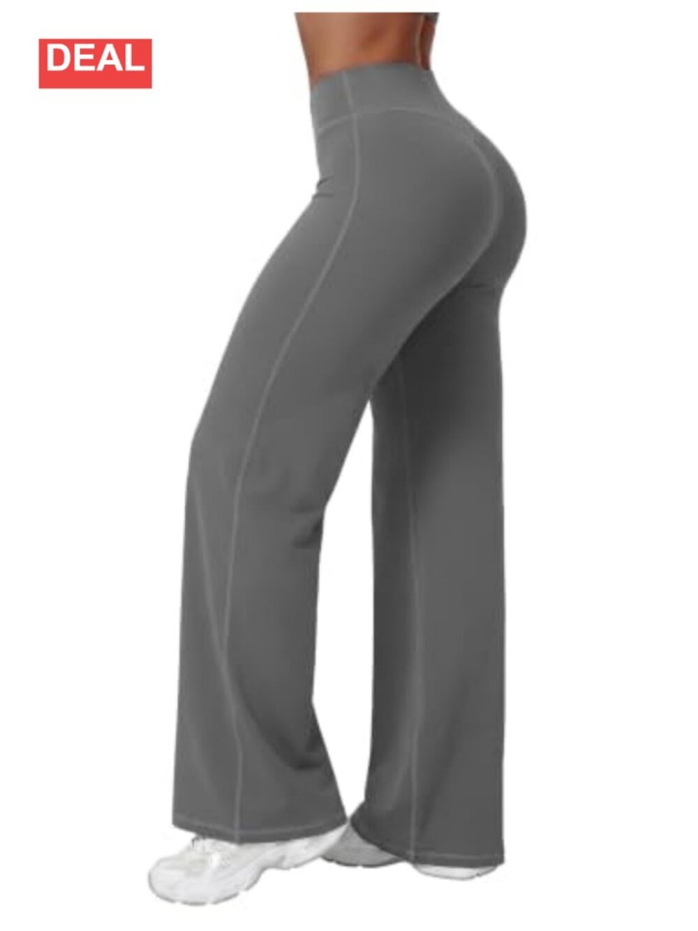 Women's Seamless High Waisted Straight Leg Yoga Pants Stretch Active
